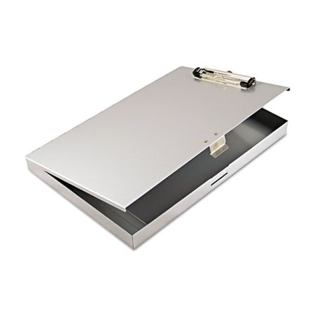 Saunders Mfg. Co. Saunders, Tuffwriter Recycled Aluminum Storage Clipboard, 1/2in Clip, 8 1/2 X 12, Gray 45300